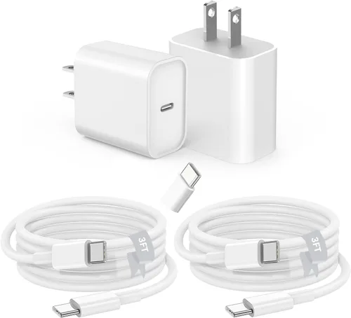 Vista 13 de Cargador rápido USB C para iPad, cargador rápido para iPad 2018-2026, bloque de pared con cable USB C a C de 3 pies para iPad Pro M5/M4/13/12.9/11