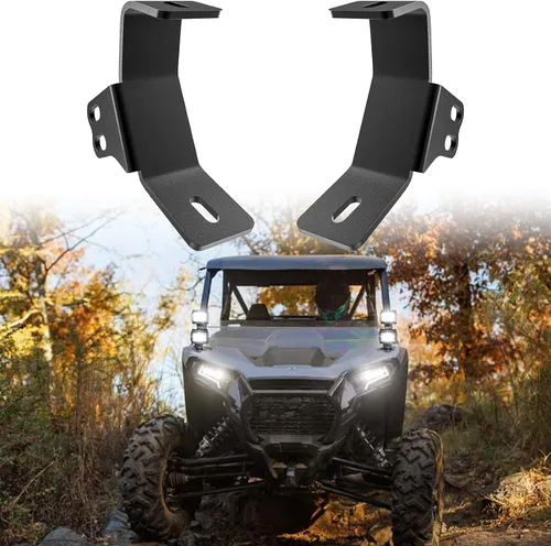 Vista 11 de Nilight Soportes de montaje para barra de luces de respaldo del techo trasero Luces LED inversas Compatible con jaula Pro-fit de Polaris Compatible