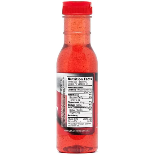 Vista 2 de Rib Candy - Manzana Arándano Habanero Peso Neto Botella de 17 oz (476 g)
