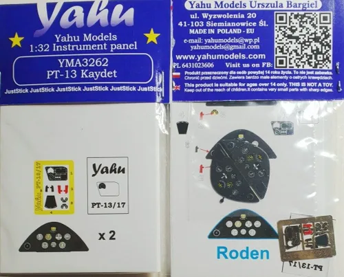 Vista 2 de Yahu Modelo YMA3262 1/32 PT-13 Kaydet para Roden Accesorios para Aviones