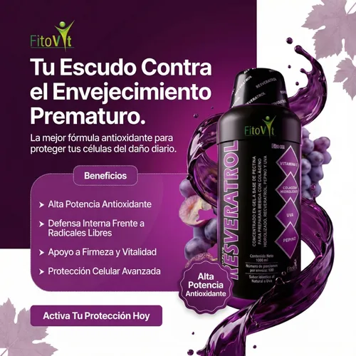 Vista 2 de RESVERATROL X1000ML