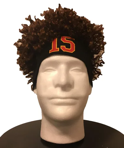 Vista 4 de Peluca con diadema Mahomes - Talla única