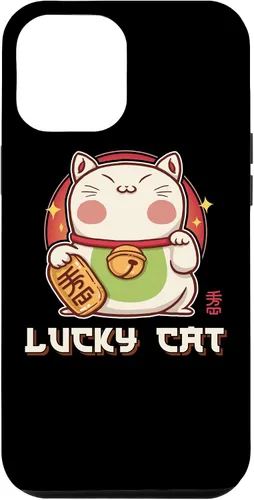 Vista 25 de Funda para iPhone 16 Maneki Neko Waving Cat Lucky Feline Lucky Kawaii Anime