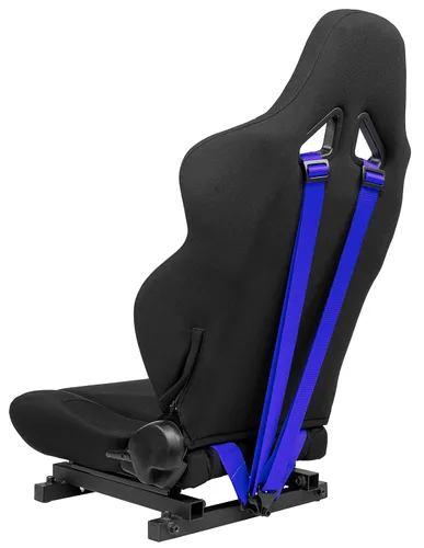 Vista 4 de OpenWheeler Racing y Flight Simulation Cockpit Four Point Harness. complemento de realidad virtual. azul