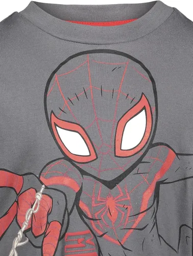Vista 8 de Marvel Avengers - Paquete de 3 camisetas gráficas de manga larga color verde