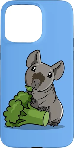 Vista 31 de Funny Kawaii Kids Broccoli Black Hairless Guinea Pig Lover Case for iPhone 17