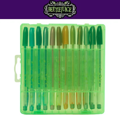 Vista 7 de Innovative Designs Beetlejuice - Juego de bolígrafos de gel para niños, paquete de 24 con bolígrafos de gel con purpurina, bonitos bolígrafos