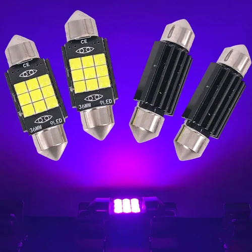 Vista 24 de SOCAL-LED - Bombilla LED de 0.157 x 1.220 in de Canbus Super Bright 3030 Chipset para interior de coche, luz de cúpula DE3175, luz de mapa, azul