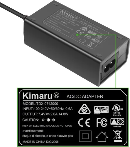 Vista 8 de Kimaru Batería ficticia LP-E12 ACK-E12 Adaptador de corriente de CA DR-E12 Kit de acoplador de CC para cámaras Canon EOS M50 Mark II, M50, M200