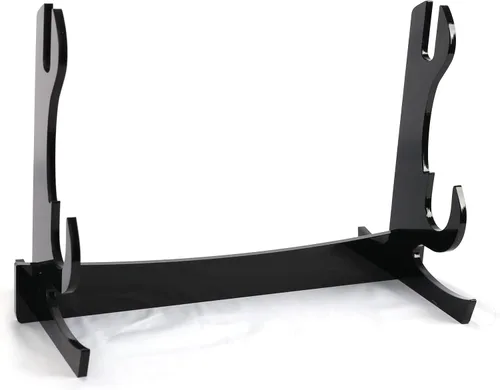 Vista 5 de LEILIN Soporte de espada Katana soporte acrílico de dos capas para espada samurái, soporte para katana de escritorio, hoja acrílica de 0.236 in