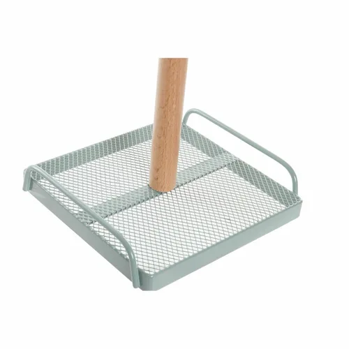Vista 3 de Portarrollo de Papel de Cocina DKD Home Decor Beige Metal Menta Pino (16 x 15 x 29,5 cm) (2 Unidades)