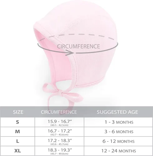 Vista 4 de Happy Tree Paquete de 2 gorros para bebé, ultra suave, 100% algodón, gorro piloto para niños pequeños, 9.8 ft, 19.7 ft, 39.4 ft, 78.7 ft