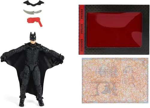 Vista 2 de The Batman 2022 Movie Series - Figura de acción de 4 pulgadas Batman