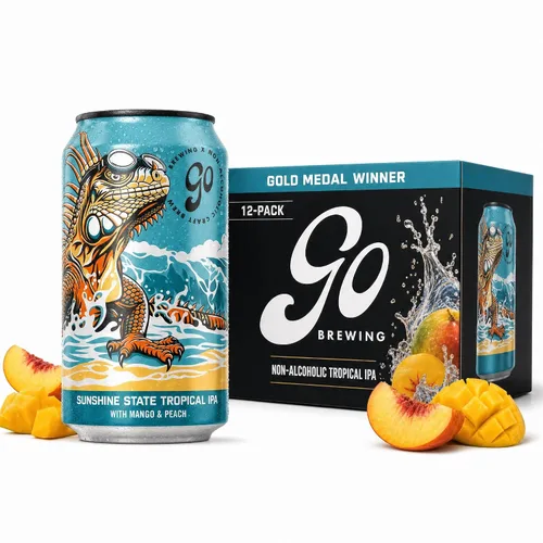 Vista 12 de Go Brewing Mixed Pack Variety, NA Beer, 12 Pack (12 oz)