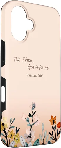 Vista 3 de Psalm 56:9 Case for iPhone 16