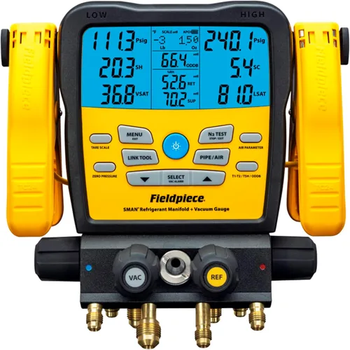 Vista 4 de Fieldpiece SM380V SMAN colectores de admisión, negro