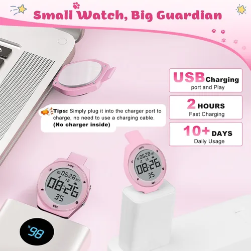 Vista 5 de BEN NEVIS Kids Watch, Digital Watch for Boys Girls, Sport Watch with Fitness Tracker, Alarm Clock, Stopwatch, No App and Waterproof, Watch for Kids