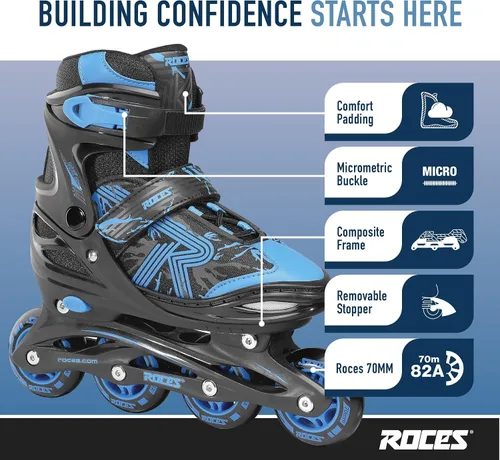 Vista 3 de Roces Patines en Línea Jokey 3.0 para Niños