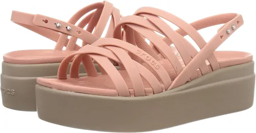 Vista 7 de Crocs Brooklyn - Cuña baja con tiras
