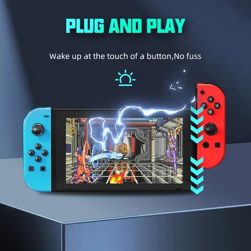 Vista 7 de Joypad for Switch Controllers, Upgraded Joypads Compatible with Nintendo Switch Controller, LR Wireless Joy-Pad RedBlue Joy Pads for Switch