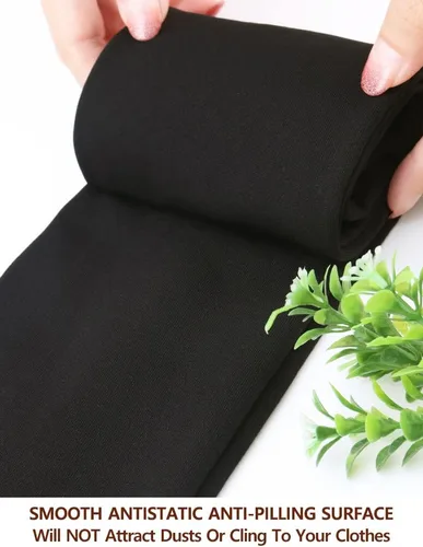 Vista 6 de VERO MONTE Medias térmicas de invierno opacas con forro polar para mujer