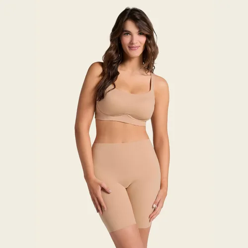 Vista 6 de Leonisa InvisiPlunge Shorts Moldeadores de Escote Profundo Indetectables de Compresión Moderada con Espalda Baja para Control de Abdomen Bajo 801