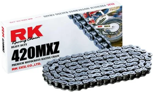 Vista 4 de RK Racing Chain 420MXZ-CLIP-CL (Serie 420) Enlace de conexión tipo clip de acero sin junta tórica