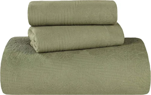Vista 12 de Superior Juego de colcha de algodón de 2 piezas, diseño de círculos celtas, decoración de cama para el hogar, 1 funda de almohada, manta