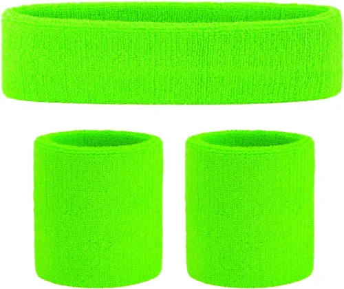 Vista 2 de Zilo Novelties Disfraces de entrenamiento de los años 80 para mujer Accesorios de los años 80 para mujer Juego de calentadores de piernas