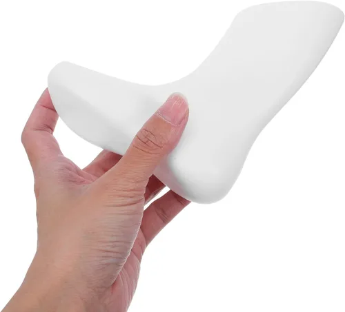 Vista 4 de CALLARON 4pcs Feet Mannequin Display Stand 11.5cm White Plastic Shoe Tree Shaper for Socks and Shoes Showcase, Socks Display Holder for Store and