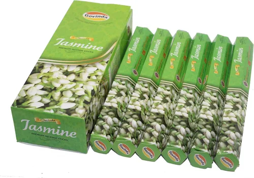 Vista 20 de Govinda – Incienso – Aqua Fresh – 120 varillas de incienso, incienso premium, revestimiento de masala