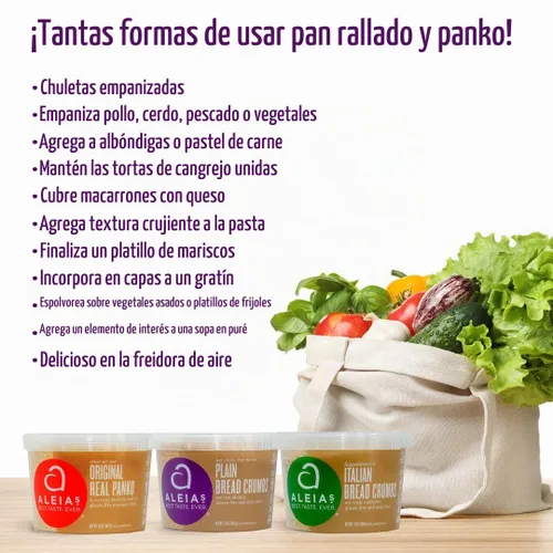 Vista 7 de Aleia's - Migas de pan italianas sin gluten, 13 onzas, paquete de 1
