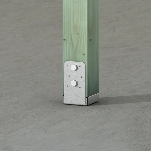 Vista 7 de Simpson Strong-Tie ABU44Z ABU ZMAX Base de poste ajustable galvanizada para 4x4