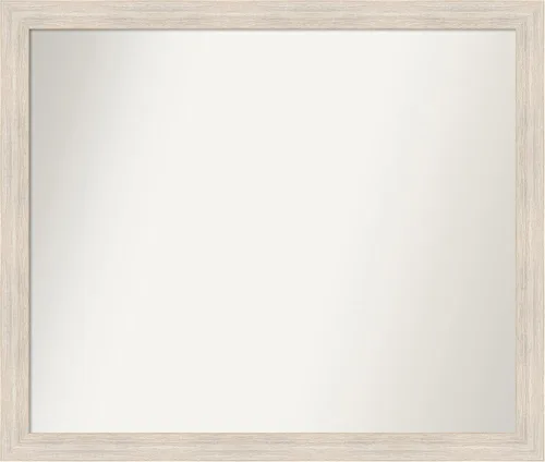 Vista 119 de Amanti Art Espejo personalizado, espejo de baño estrecho Alexandria White Wash, espejo de pared o espejo de tocador de baño sobre el fregadero