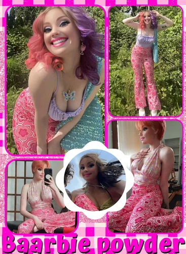 Vista 4 de Pantalones acampanados de los años 70 para mujer, traje EDC Rave Festival de cintura alta, parte inferior acampanada, bohemios, lindos pantalones