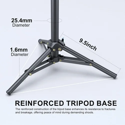Vista 7 de Selfie Stick & Tripod LINCO, integrado, resistente, ligero, control remoto Bluetooth para dispositivos Apple y Android, pies de trípode separables