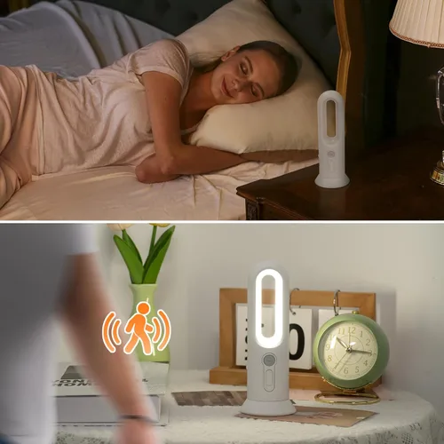 Vista 2 de JackonLux Linterna de luz nocturna recargable con sensor de movimiento 3