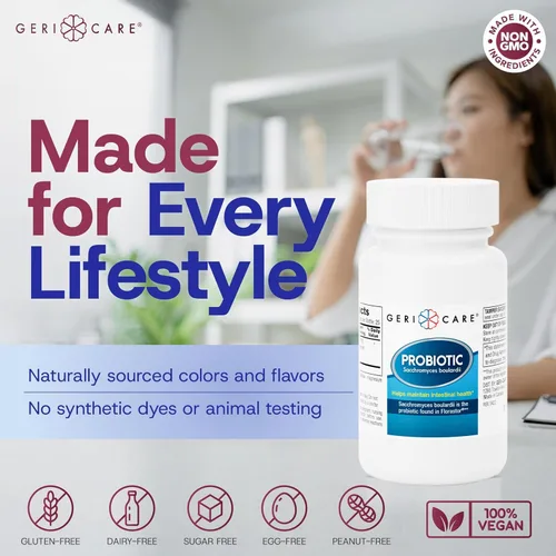 Vista 7 de GeriCare Suplemento probiótico y de salud digestiva definitiva, reparación intestinal completa, probióticos de semillas y fórmula probiótica