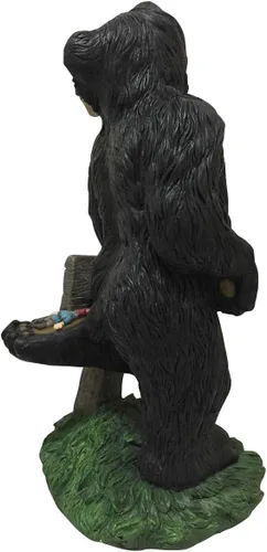 Vista 6 de Design House 336313 - Estatua de oso con texto en inglés "Wipe Your Paws Looking Back" de 14 pulgadas para jardín, patio, hogar y oficina