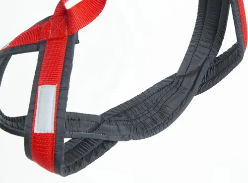 Vista 5 de Neewa Arnés X-Back Racing – Grande, rojo Equipo duradero para esquiar en trineo para perros Ajuste cómodo ajustable Cuello 17 pulgadas, pecho