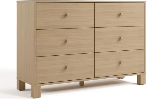Vista 25 de Storkcraft California - Cómoda de 3 cajones con cambiador, color negro/madera flotante