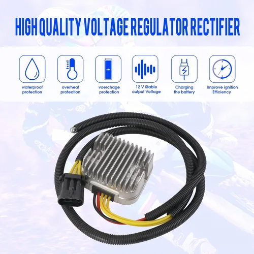 Vista 2 de #4014543 4015230 Mosfet Regulador de voltaje compatible con Polaris ATV Scrambler 850/XP 1000 Sportsman 325 450 550 570 850 1000 HO X2 SP XP ETX