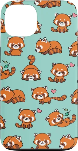 Vista 7 de Cute Funny Kawaii Womens Girls Kids Red Panda Lover Pattern Case for iPhone 17