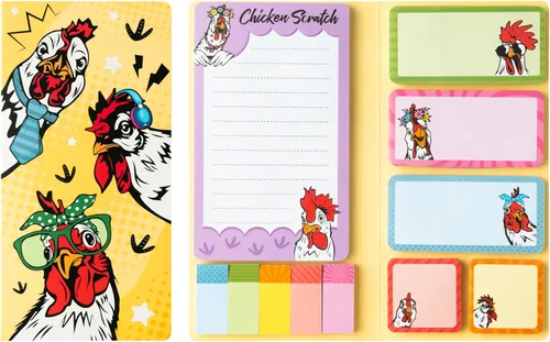 Vista 46 de B1ykin Juego de Notas Adhesivas Lindas - Bloc de Notas Autoadhesivas A+ Amazing Teacher, 550 Hojas de Páginas de Memo para Escritura, Bloc de Notas