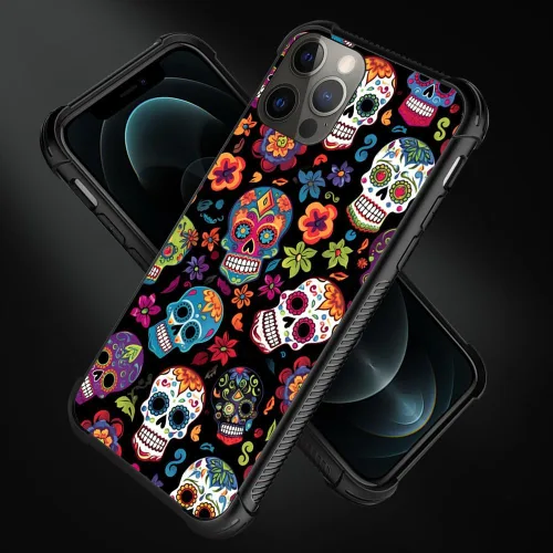 Vista 147 de Funda compatible con iPhone 8, a prueba de golpes, antiarañazos, bandera de ciervos de cola blanca de grano de madera estadounidense