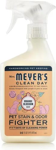 Vista 13 de Mrs. MEYER'S CLEAN DAY - Combatiente de manchas y olores para mascotas, aroma a hoja de coco, 16 onzas líquidas (paquete de 6)