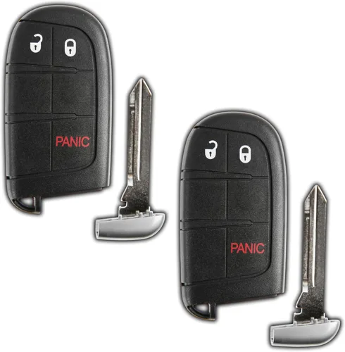 Vista 9 de KeylessOption Llavero de repuesto para 2011 2012 2013 2014 2015 2016 2017 2018 2019 2020 Chrysler 300 Dodge Challenger Hellcat Charger Journey