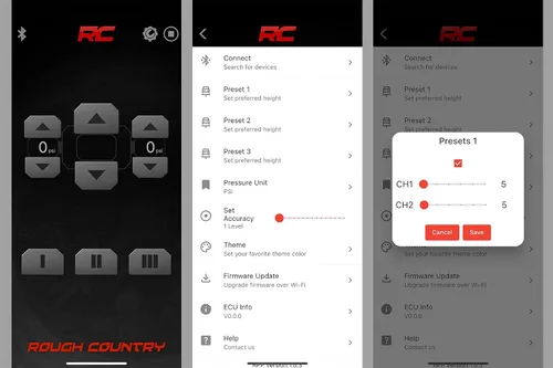 Vista 5 de Kit de controlador de bolsa de aire inalámbrico Rough Country Bluetooth - 10105