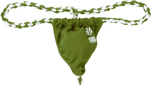 Vista 3 de Tanga de tanga sexy para hombre, con bordado japonés, para lucha, mini bikini