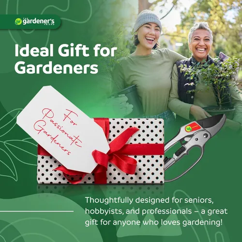 Vista 7 de Podadoras, tijeras de podar de trinquete, herramienta de jardín para manos débiles, regalo de jardinería para cualquier ocasión, estilo yunque por